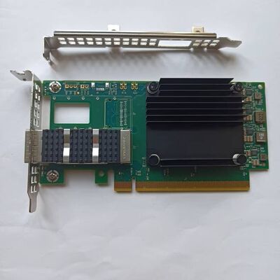Mellanox MCX623105AN-VDAT ConnectX-6 200GbE Tarjeta de red de fibra óptica SFP56 de un solo puerto para centro de datos PCIe Wireless interno
