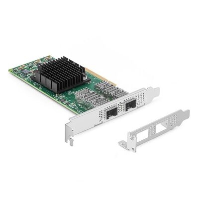 Nuevo NVIDIA MCX653106A-HDAT ConnectX-6 Infiniband 200GbE HDR Ethernet con doble puerto QSFP56 PCIe4.0 X16 Tarjeta de adaptador de servidor