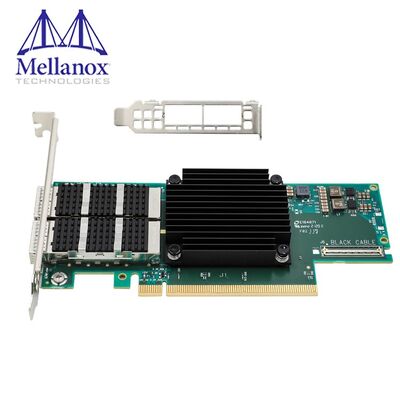 Precio al por mayor MCX653105A-HDAL ConnectX-6 VPI Tarjeta adaptadora de red HDR IB 200Gb/s y 200GbE de un solo puerto QSFP56 PCIe4.0 x16