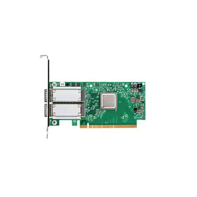 Nuevo Mellanox MCX654106A-ECAT Connect-6 Dual-Port QSFP56 100GbE Tarjeta de red con cable Centro de datos PCIe Servidor interno