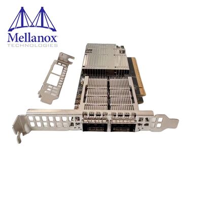 NVIDIA MCX654106A-HCAT ConnectX-6 Dual-Port SFP56 200GbE Network Card for Data Center PCIe Internal Wireless Server Stock