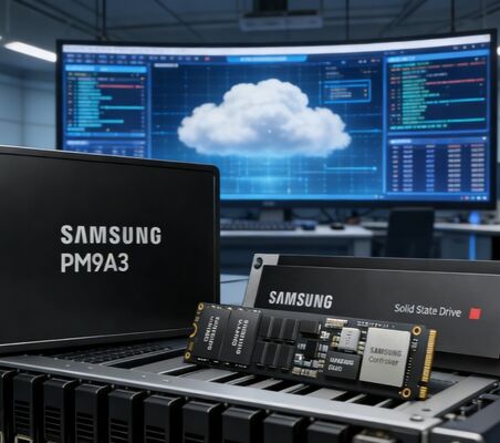 Samsung MZQL23T8HCLS-00B7C SSD Empresarial de 3.84TB PCIe 4.0 U.2 NVMe 1.4 para Centro de Datos de Servidores