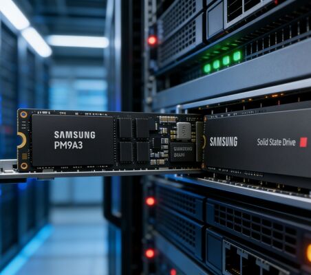 Samsung MZQL23T8HCLS-00B7C SSD Empresarial de 3.84TB PCIe 4.0 U.2 NVMe 1.4 para Centro de Datos de Servidores