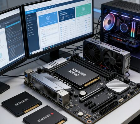 Samsung MZQL23T8HCLS-00B7C SSD Empresarial de 3.84TB PCIe 4.0 U.2 NVMe 1.4 para Centro de Datos de Servidores