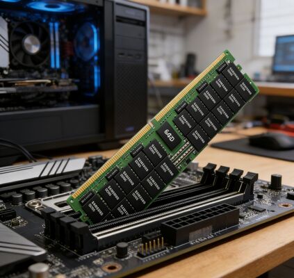 Samsung M321R8GA0PB0-CWMXJ 64GB DDR5 5600MHz PC5-44800 2Rx4 ECC Registered RDIMM 1.1V Memoria RAM para Servidor