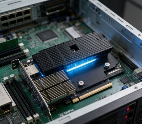 NVIDIA BlueField-3 B3240 900-9D3B6-00CN-AB0 DPU 16 núcleos de brazo 32GB DDR5 2x400GbE QSFP112 PCIe Gen5 x16 FHHL Unidad de procesamiento de datos de enfriamiento pasivo