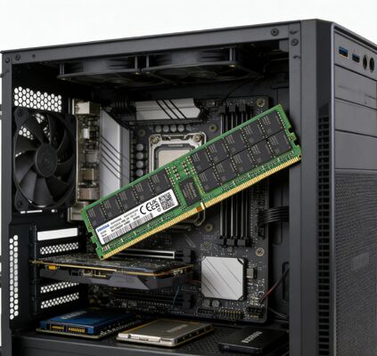 Samsung M321R8GA0PB0-CWMCJ 64GB DDR5 5600MT/s (PC5-44800) ECC RDIMM 2Rx4 1.1V Memoria RAM del servidor