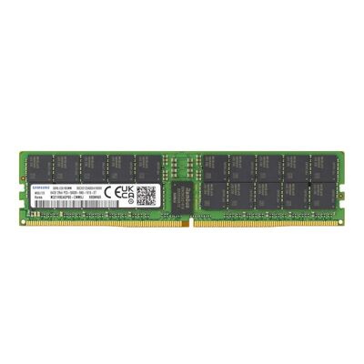 Se trata de una versión original de Samsung M321R8GA0PB0-CWMCJ 64GB DDR5 ECC RDIMM 288-Pin para el servidor empresarial.