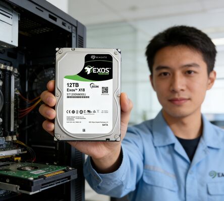 Seagate ST12000NM000J Exos X18 12TB SATA3 7200RPM 256MB HDD de servidor empresarial