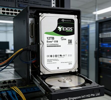 Seagate ST12000NM000J Exos X18 12TB SATA3 7200RPM 256MB HDD de servidor empresarial