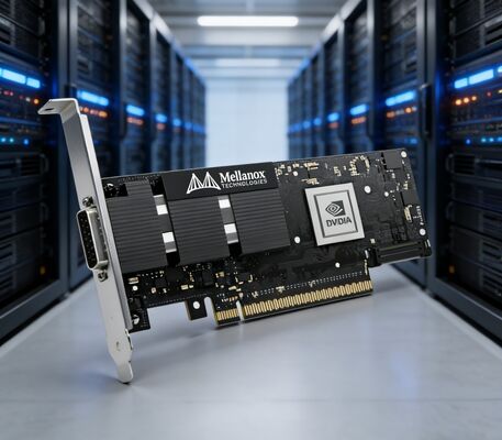 Adaptador VPI NDR de 400 Gb MCX75310AAS-NEAT ConnectX-7 OSFP único para el grupo de centros de datos AI HPC