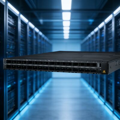 NVIDIA Quantum-2 NDR IB Switch MQM9790-NS2R 32 OSFP 400Gb para el grupo de centros de datos de inteligencia artificial de hiperescala de DGX HPC
