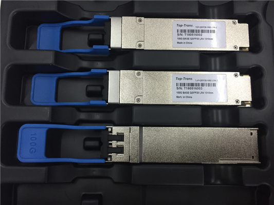 Modo 1310nm del módulo el 10km 4x25G LWDM4 de LR4 100G QSFP28 solo