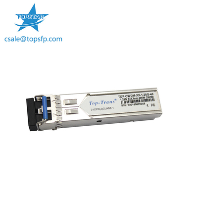 Transmisor-receptor óptico SMF SFP 1.25G 1310nm los 40km de Toptrans CWDM SFP