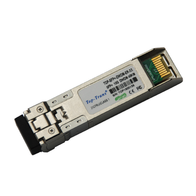 Transmisor-receptor de la fibra del solo modo del módulo los 40KM DWDM de EML 10G Smf Sfp