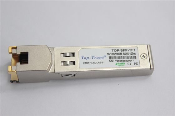 módulo óptico 10/100/1000BASE-T del transmisor-receptor de 1.25G SFP Rj45 SFP