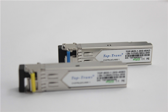transmisor-receptor del módulo 1.25G los 40KM SMF de 1310nm 1490nm BIDI Sfp