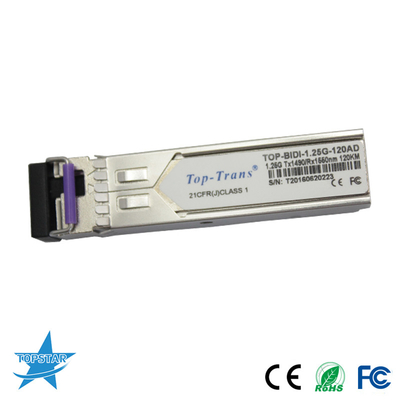 módulo óptico del transmisor-receptor 1.25G Bidi SFP de 1310/1550nm el 120KM SFP