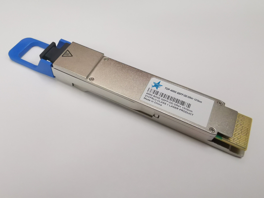 Conector del transmisor-receptor 400G los 2km DR4+ MPO de la fibra óptica de QSFP-DD MSA