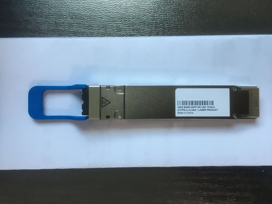Conector óptico de los módulos 400GBASE-LR8 el 10km NRZ LC de la vivienda 400G de QSFP-DD
