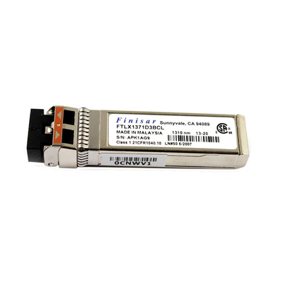 Módulo óptico 1310nm los 220M Fast Ethernet SFP+ de Finisar FTLX1371D3BCL SFP+