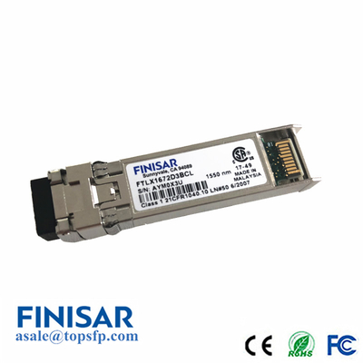 Transmisor-receptor óptico 10G SFP 1550nm SMF de FTLX1671D3BCL Finisar