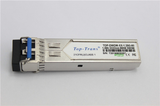 enchufable caliente óptico a dos caras del transmisor-receptor los 80Km de 1.25G DWDM SFP LC SFP