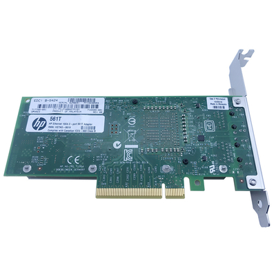 Puerto 10Gb Nic Server Network Interface Card del adaptador 2 del servidor de Ethernet de HPE 561T