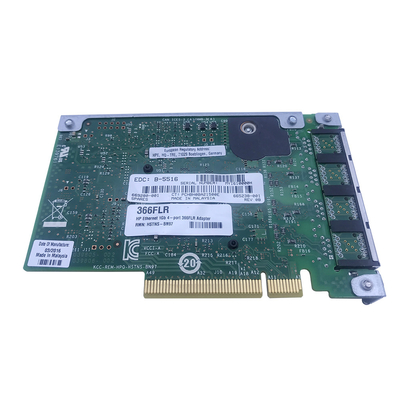 Adaptador de servidor Ethernet 366FLR Intel 4 puertos 1 GB Tarjeta de interfaz de red Nic